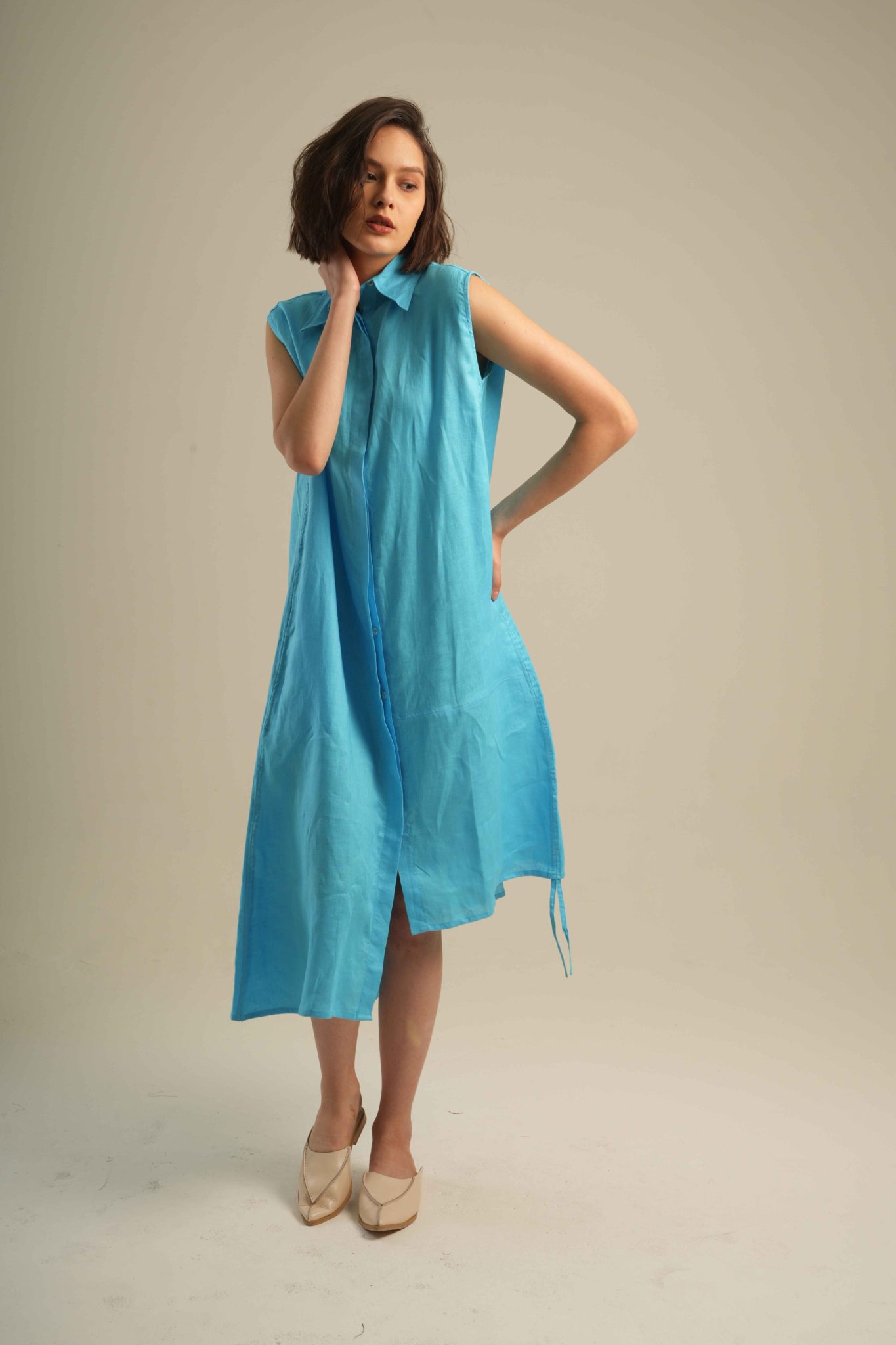 AVERY DRESS IN HAWAIIAN BLUE _11zon